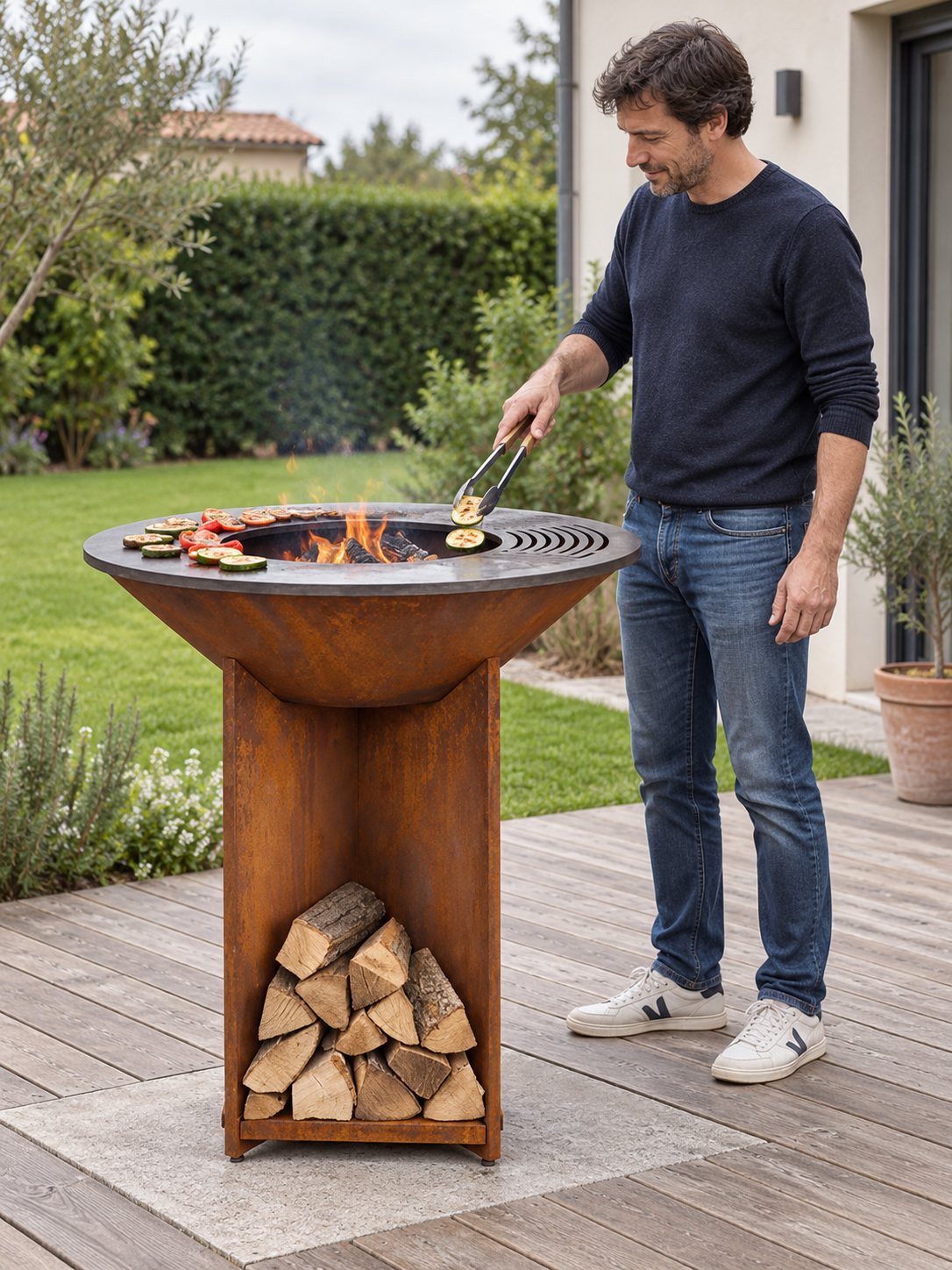 Cuisson au brasero plancha Sémaphore